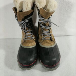 LaCrosse Ice Man Leather Boot Fiberglass Shank Size 8 Men Winter Snow Liner